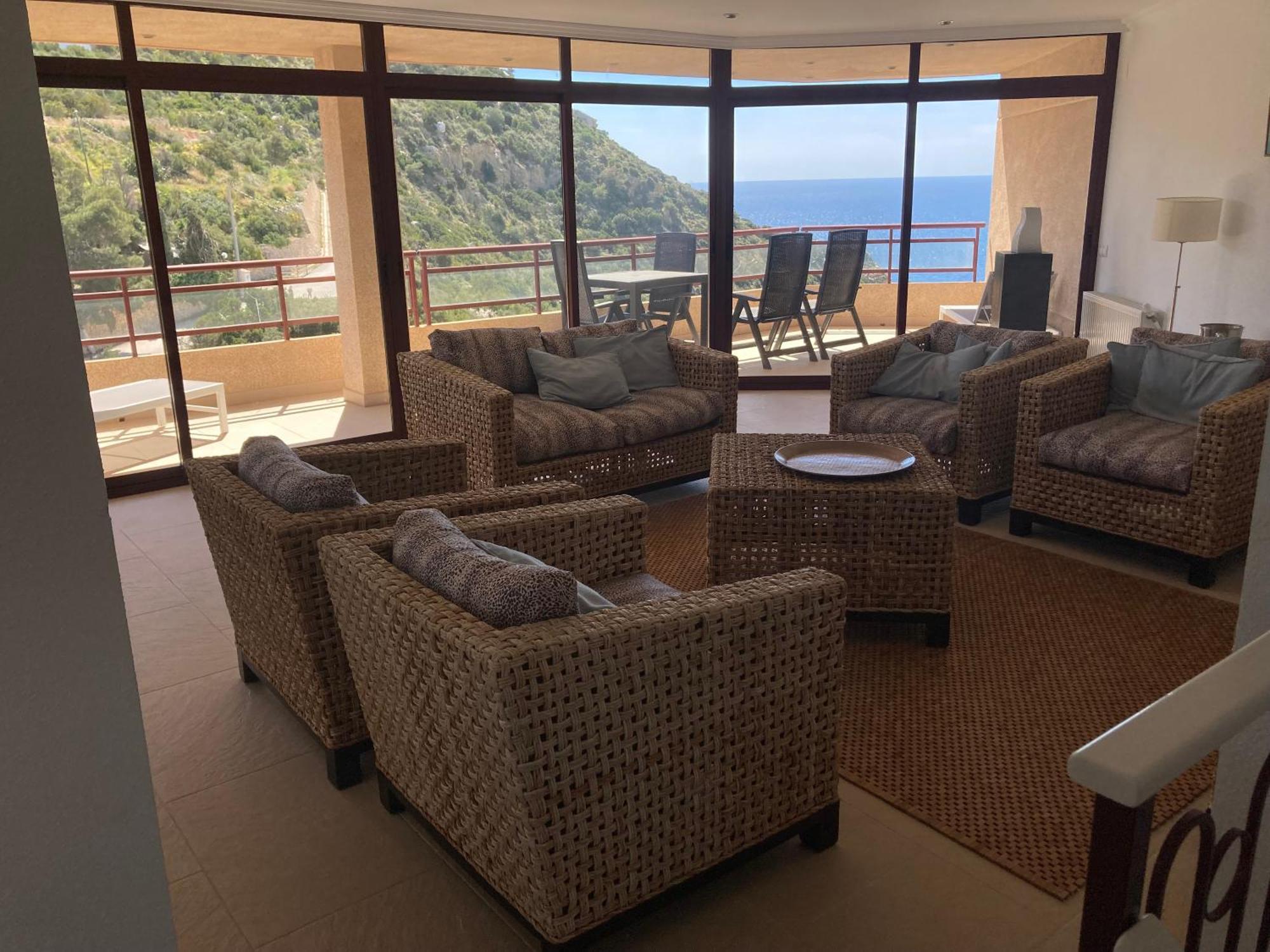Atico Duplex Penthouse Rosa Marina Club Nautico Calpe Penon Sea View Leilighet Eksteriør bilde